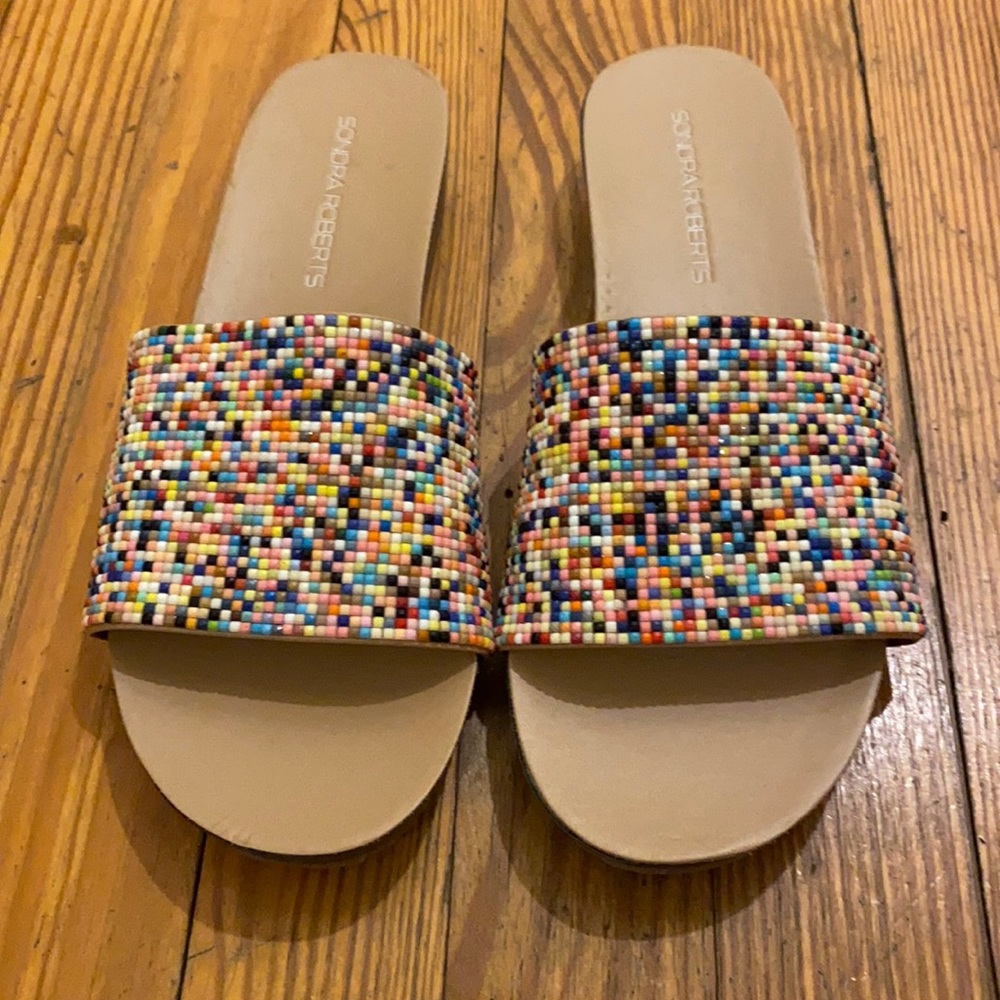 NWOB beaded slides